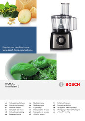 Bosch MCM3110W Instruction Manual
