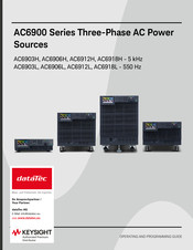 Keysight Technologies dataTec AC6918L Operating And Programming Manual