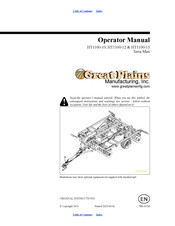 GREAT PLAINS Terra Max HT1100-12 Operator's Manual