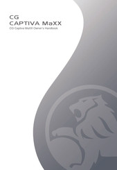 HOLDEN CG CAPTIVA MaXX 2008 Owner's Handbook Manual