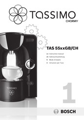 Bosch Tassimo Charmy TAS 55 CH Series Instruction Manual