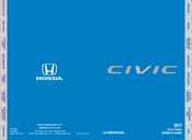Honda CIVIC SEDAN 2017 Owner's Manual