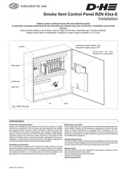 D+H RZN 4316-E Instructions For Use Manual