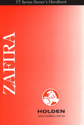 HOLDEN ZAFIRA 2001 Owner's Handbook Manual