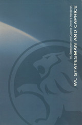 HOLDEN CAPRICE 2006 Owner's Handbook Manual