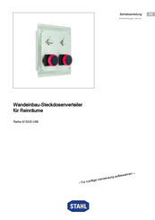Stahl 254865 Operating Instructions Manual
