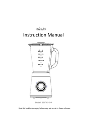 Otto BL9703-GS Instruction Manual
