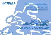 Yamaha YXZ 1000 R SS 2023 Owner's Manual
