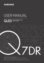 Samsung QN82Q7DR User Manual