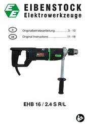 Eibenstock EHB 16/2.4 S R/L Original Instructions Manual