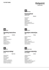 Hotpoint Ariston 751 PCN T/IX/HA Operating Instructions Manual