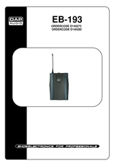 DAPAudio EB-193 Product Manual