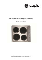 Caple C604E Instruction Manual