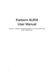 Karbonn AURA User Manual