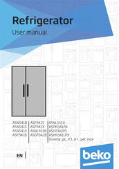 Beko ASN541X User Manual