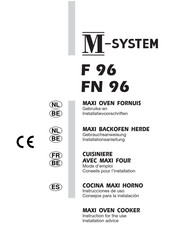 M-system F 96 Instruction For The Use - Installation Advice