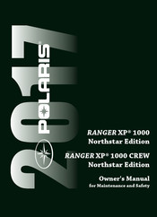 Polaris RANGER XP 1000 CREW Northstar Edition 2017 Owner's Manual