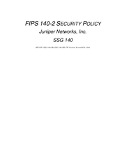 Juniper SSG-140-SB Manual