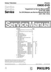 Philips EM5E-DVD Service Manual