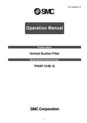 SMC Networks FHIAF-10-M105G Operation Manual