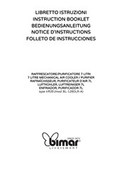 Bimar BL-128DLR-A Instruction Booklet