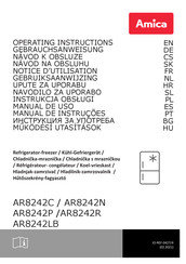 Amica AR8242C Operating Instructions Manual
