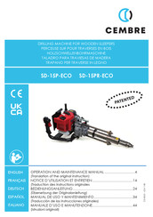 Cembre SD-15P-ECO Operation And Maintenance Manual