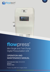 FLOWTECH Flowpress Mini Single Operation And Maintenance Manual