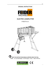 Feider Machines FFBE5TS-UK Original Instructions Manual