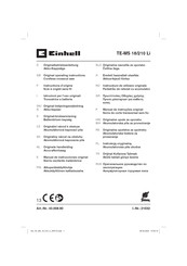Einhell TE-MS 18/210 Li Original Operating Instructions
