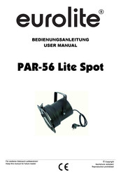 EuroLite PAR-56 Lite Spot User Manual