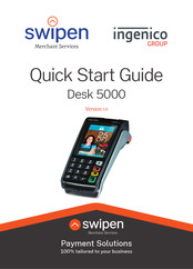 Ingenico group swipen Desk 5000 Quick Start Manual