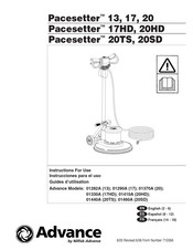 Nilfisk-Advance Pacesetter 20SD Instructions For Use Manual