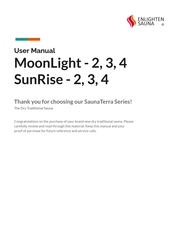 Enlighten Sauna MoonLight-3 User Manual