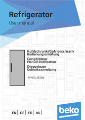 Beko RFNE312E33W User Manual