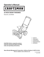 Craftsman 247.881990 Owner's Manual