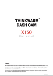 Thinkware X150 User Manual
