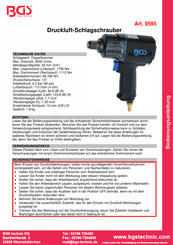 BGS technic 9595 Instruction Manual