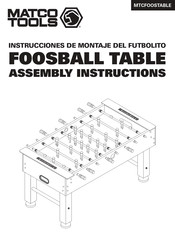 Matco Tools MTCFOOSTABLE Assembly Instructions Manual