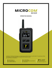 Pliant MicroCom 863XR Operating Manual