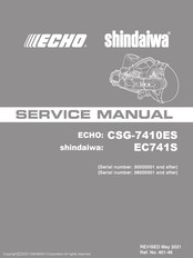 Echo shindaiwa EC741S Service Manual