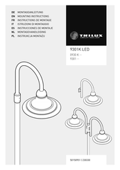 Trilux Mastaufsatz 9301K LED Mounting Instructions