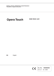 EVOCA Opera Touch Installation Operation & Maintenance