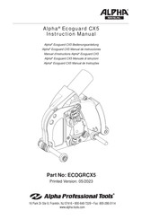 Alpha Ecoguard CX5 Instruction Manual