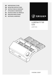 Trilux LUMENA FIT 80 LED Mounting Instructions