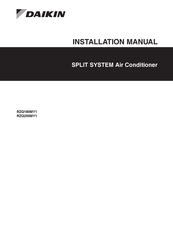 Daikin RZQ180MY1 Installation Manual