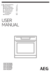 AEG BCO79821V3 User Manual