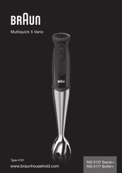 Braun MQ 5137 Sauce+ Multiquick 5 Vario Manual