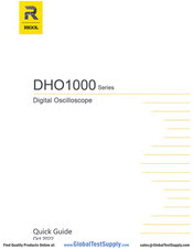 Rigol DHO1104 Quick Manual