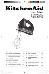 KitchenAid 5KHM9212EER Use & Care Manual